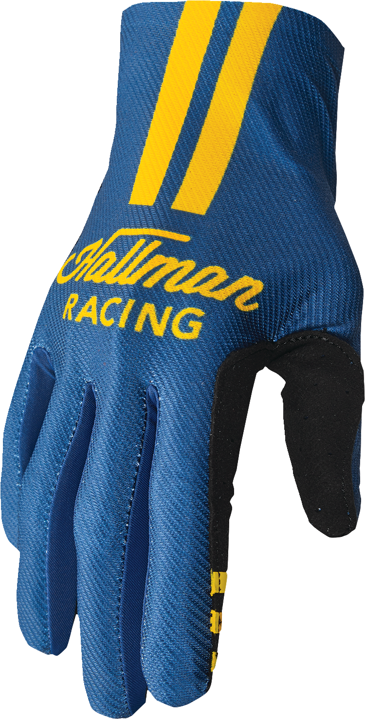 THOR Mainstay Gloves - Roosted - Navy/Lemon - Medium 3330-7305