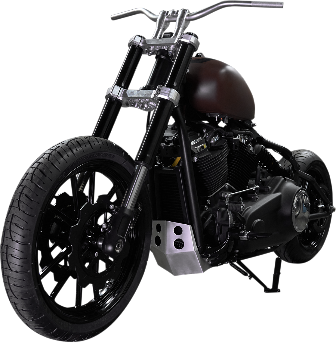 SPEED MERCHANT Skid Plate - Aluminum - Softail SM-STSPBR