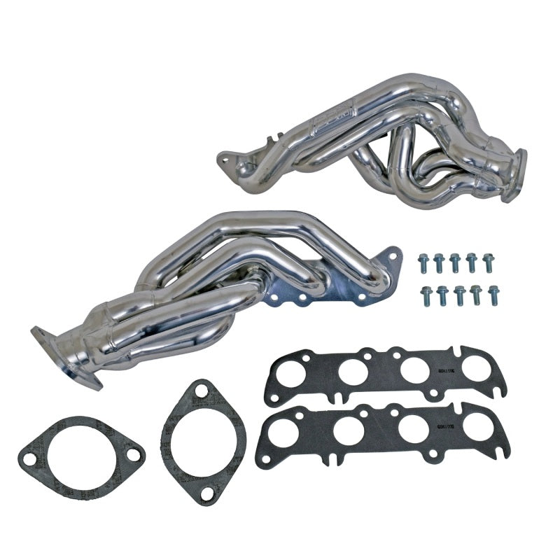 BBK 11-14 Mustang GT Shorty Tuned Length Exhaust Headers - 1-5/8 Silver Ceramic 16320