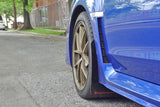 Rally Armor 15-21 Subaru WRX/STI (Sedan ONLY) Blue UR Mud Flap w/ White Logo MF32-UR-BL/WH