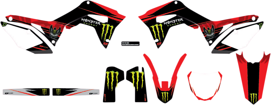 Kit gráfico D'COR VISUALS - Monster Energy 20-10-445 