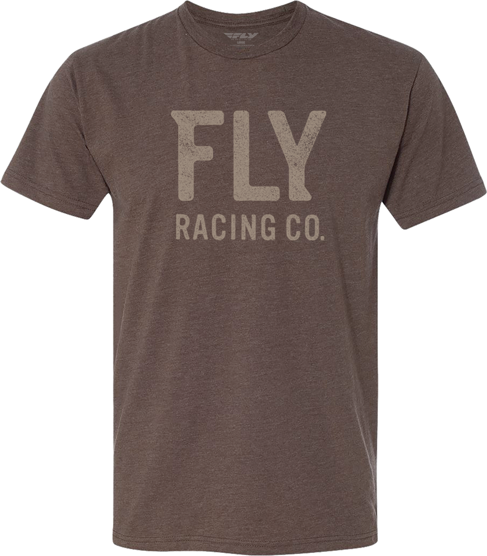 FLY RACING Fly Gauge Tee Espresso Md 352-0107M