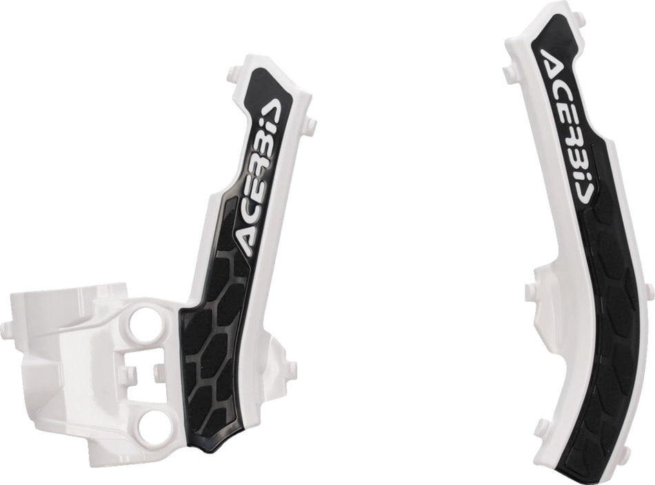 ACERBIS X-Grip Frame Guards - White/Black - Gas Gas | Husqvarna | KTM 2979611035