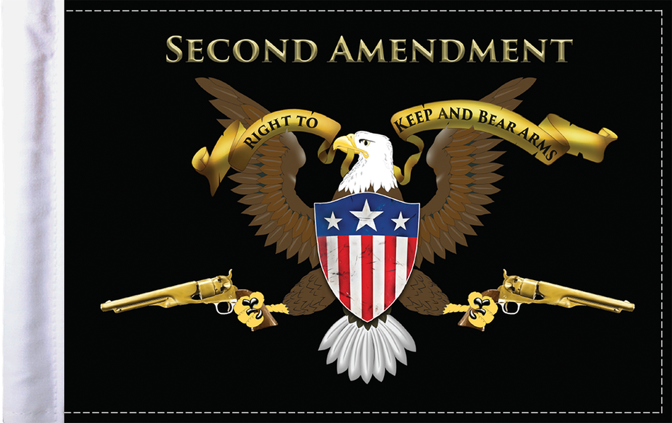 PRO PAD Second Amendment Flag - 6" x 9" FLG-2AMND