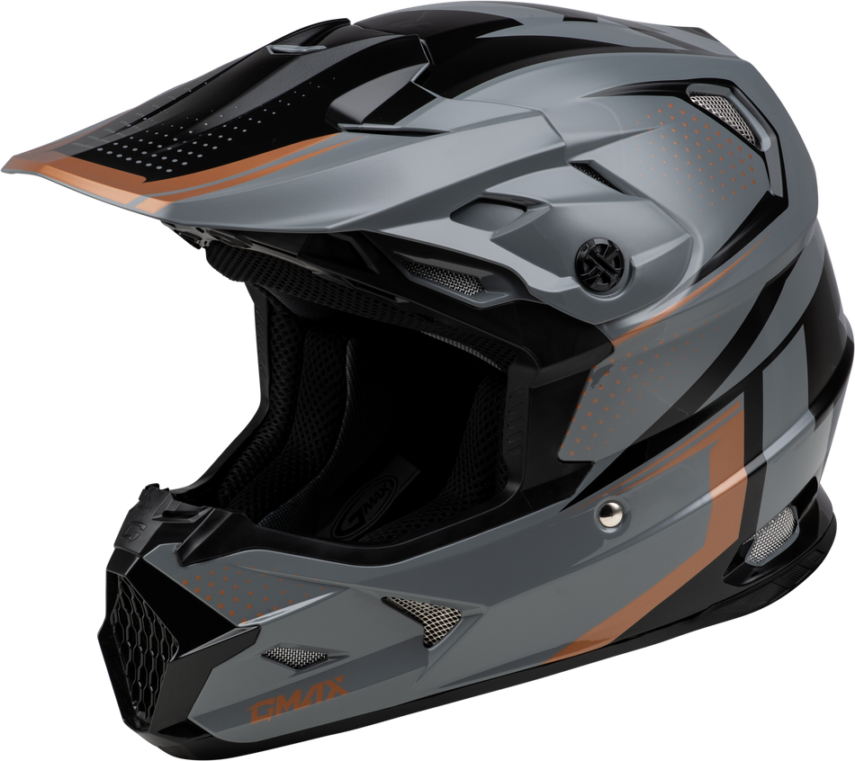 GMAX Mx-96 502 Helmet Grey/Black/Copper Xs D39621273