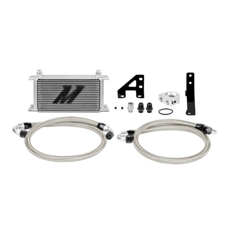 Mishimoto 15 Subaru STI Ölkühler-Kit – Silber MMOC-STI-15