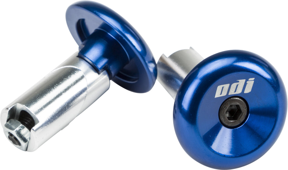 ODIAluminum Bar End Plugs BlueF71APU