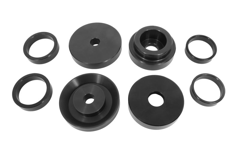 BMR 2008-2018 Challenger Rear Cradle Lockout Bushing Kit - Black Anodized SCB110