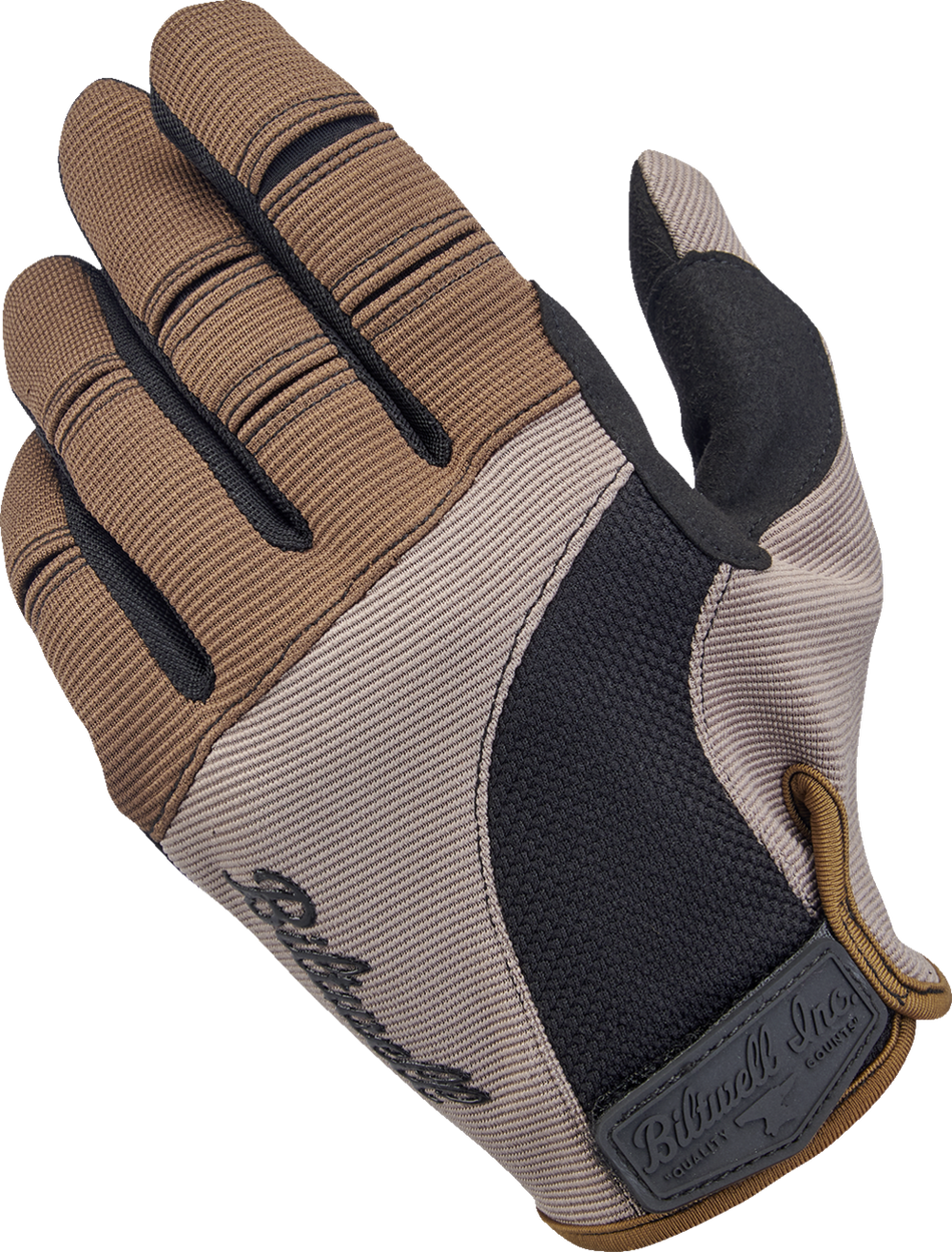 BILTWELL Moto Gloves - Coyote/Black - Medium 1501-1301-003