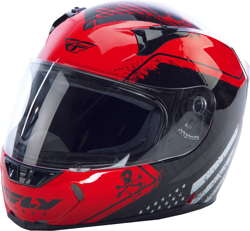 FLY RACING Revolt Patriot Helmet Red/Black Lg 73-8362L