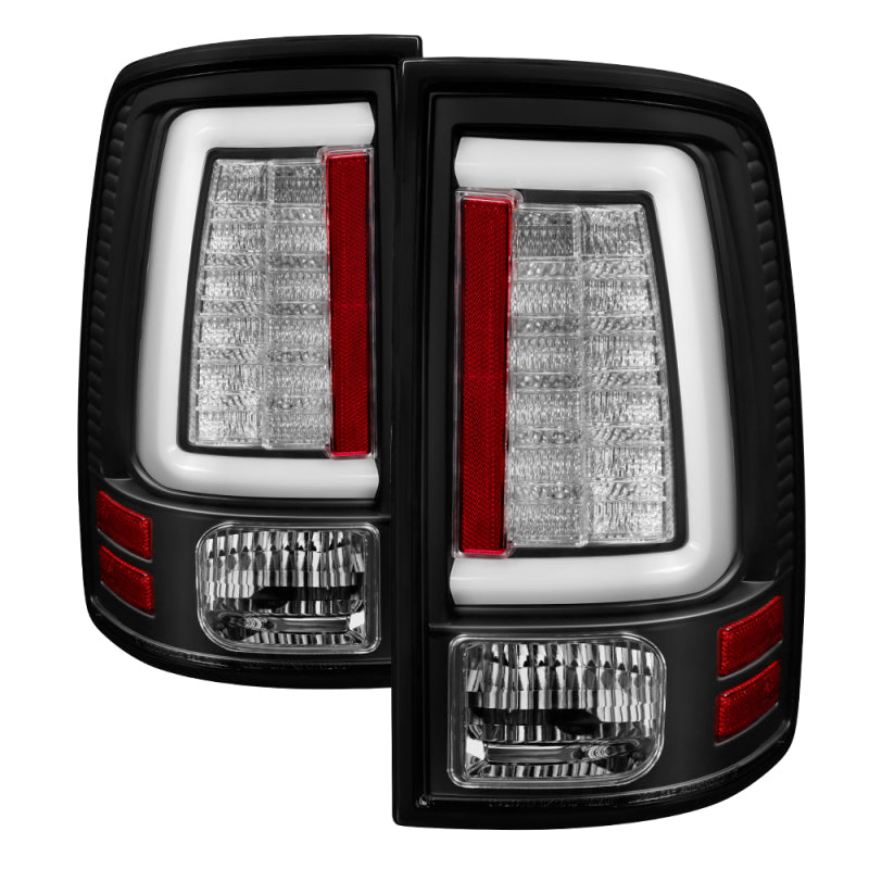 Spyder Dodge Ram 2013-2014 Light Bar LED Tail Lights - Black ALT-YD-DRAM13V2-LED-BK 5084057