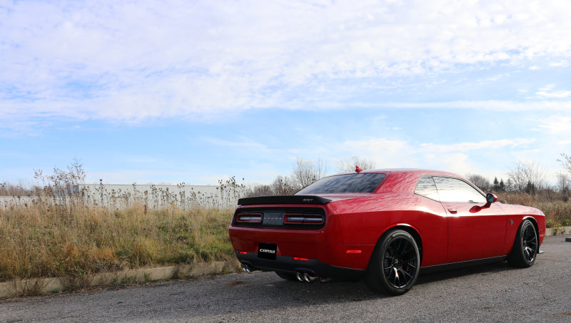 Corsa 15-17 Dodge Challenger Hellcat Dual Rear Exit Extreme Exhaust w/ 3.5in Polished Tips 14989