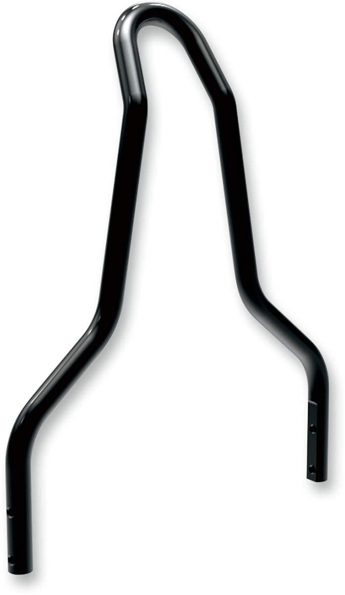 DRAG SPECIALTIES Round Tapered Sissy Bar - Black - 11" 50263819