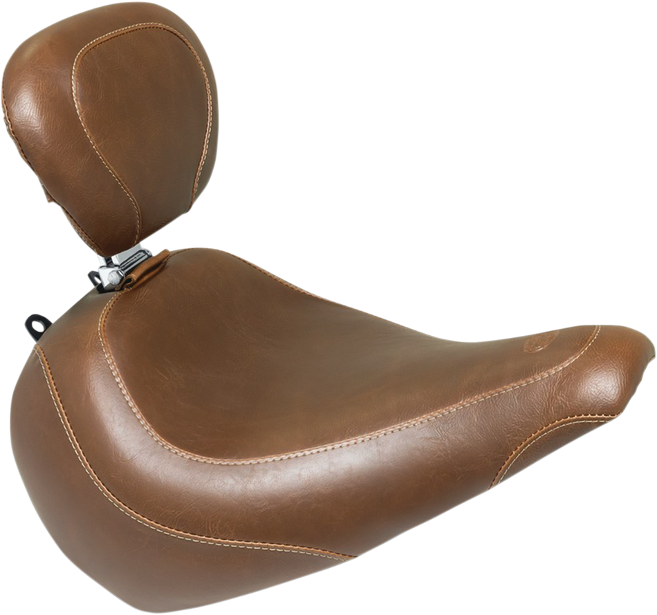 MUSTANG Wide Tripper Seat - Driver's Backrest - Brown 83019