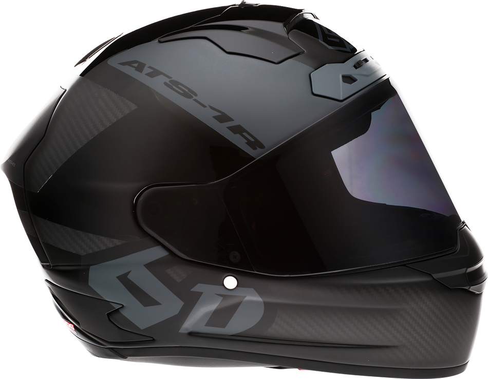 6D ATS-1R Helmet - Wyman - Black/Gray - XL 30-0708