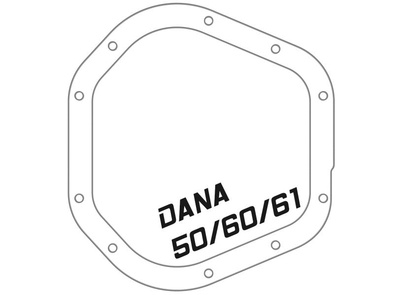 afe Front Differential Cover (Raw; Street Series); Ford Diesel Trucks 94.5-14 V8-7.3/6.0/6.4/6.7L 46-70080