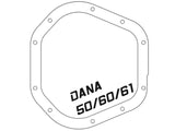 afe Front Differential Cover (Raw; Street Series); Ford Diesel Trucks 94.5-14 V8-7.3/6.0/6.4/6.7L 46-70080