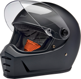 BILTWELL Lane Splitter Helmet - Flat Black - XS 1004-201-501