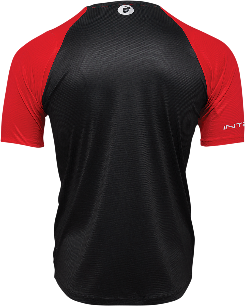 THOR Intense Chex Jersey - Red/Black - XS 5120-0138