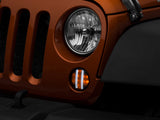 Raxiom 07-18 Jeep Wrangler JK Axial Series LED Front Turn Signals (Smoked) J119943