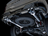 AWE Tuning 4th Gen GM 1500 5.3L 0FG Catback Split Rear Exit (w/ Bumper Cutouts) - Quad Chrome Tips 3015-42201