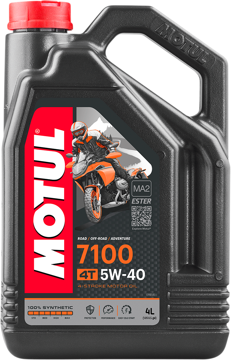 MOTUL 7100 4T Synthetic Oil - 5W-40 - 4L 104087
