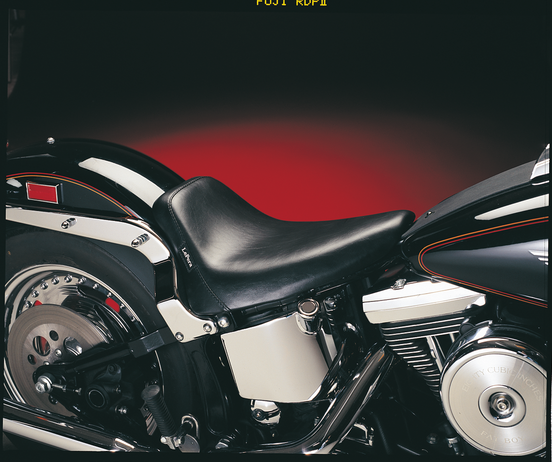 LE PERA Bare Bones Solositz – glatt – Schwarz – Softail LN-007 