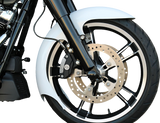 PAUL YAFFE BAGGER NATION Talon Front Fender - OEM - 16"-19" Wheel - With Satin Adapters - Touring Models TALON-OEM-S