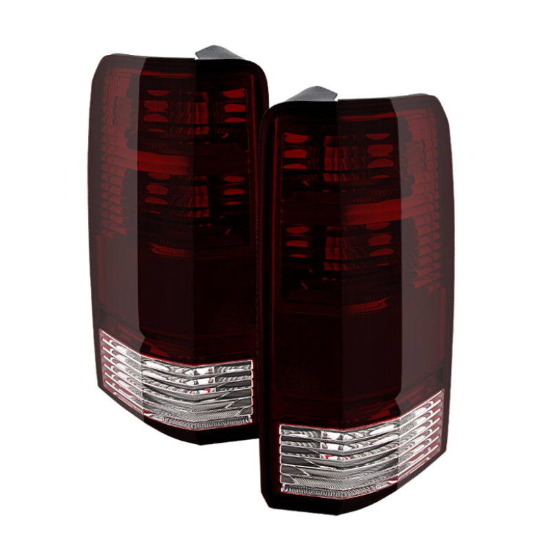 Xtune Dodge Nitro 07-11 OEM Style Tail Lights Red Smoked ALT-JH-DNIT07-OE-RSM 9031199