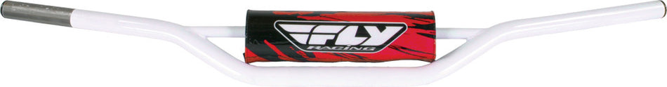 FLY RACING 1010 Carbon Steel Handlebar Mini White MOT-110X-PC-W