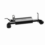 MagnaFlow 07-17 Jeep Wrangler JK 3.8/3.6L Dual Split Rear Exit Black Axle-Back Exhaust 15160