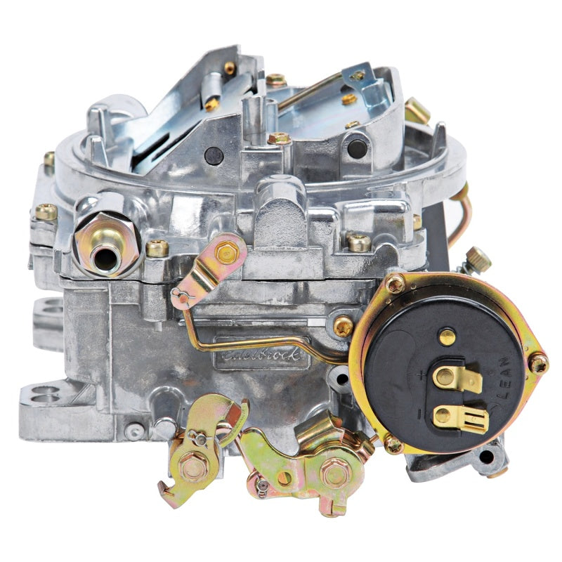 Carburador Edelbrock Serie AVS2 4 cilindros 650 CFM Estrangulador eléctrico todoterreno Acabado satinado (sin EGR)