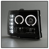 Spyder GMC Sierra 1500/GMC Sierra Denali 08-13 Projector LED Halo- LED Blk PRO-YD-GS07-HL-BK 5010605