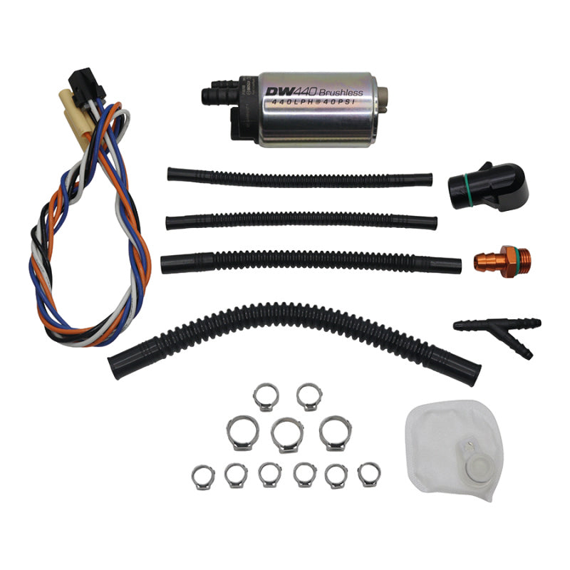 DeatschWerks 2020+ Toyota Supra (A90) DW440 Brushless 440lph In-Tank Fuel Pump w/ Install Kit 9-442-0901