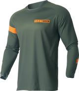 THOR Range Jersey - Army Green/Orange - Small 2910-7482