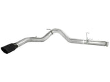 aFe Atlas Exhausts DPF-Back Aluminized Steel Exhaust Dodge Diesel Trucks 07.5-12 L6-6.7L Black Tip 49-02016-B