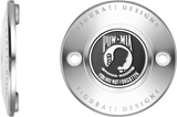 FIGURATI DESIGNS Timing Cover - 2 Hole - POW MIA - Stainless Steel FD50-TC-2H-SS