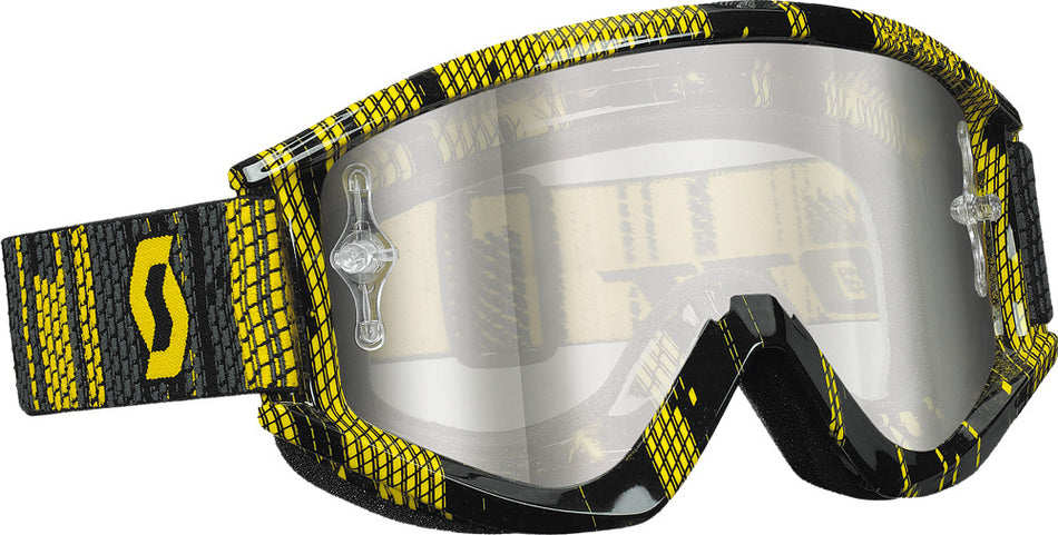 SCOTT Recoil Pro Xi Goggle Matrix Black/Yellow W/Chrome Lens 217789-3599015