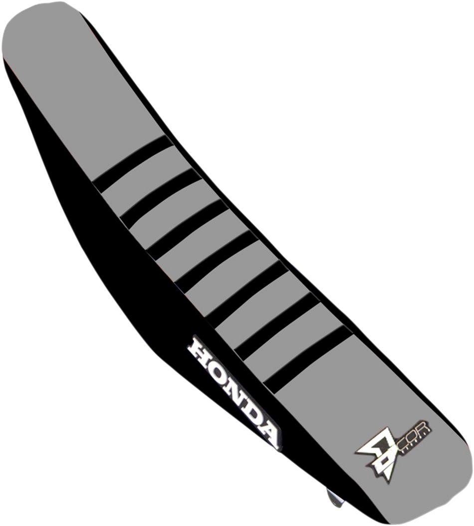 D'COR VISUALS Seat Cover - Black/Gray - CRF '17-'21 30-10-472