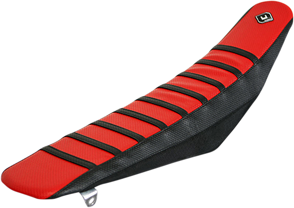 FLU DESIGNS INC. Pro Rib Seat Cover - Red/Black - CRF '17-'21 15505