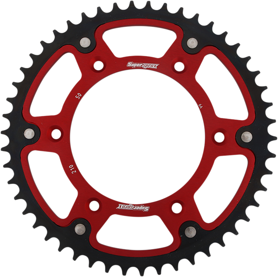 SUPERSPROX Stealth Rear Sprocket - 50 Tooth - Red - Honda RST-210-50-RED