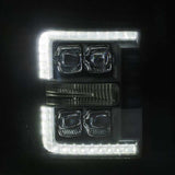 AlphaRex 11-16 Ford F-350 SD NOVA LED Proj Headlights Plank Style Chrm w/Activ Light/Seq Signal 880148