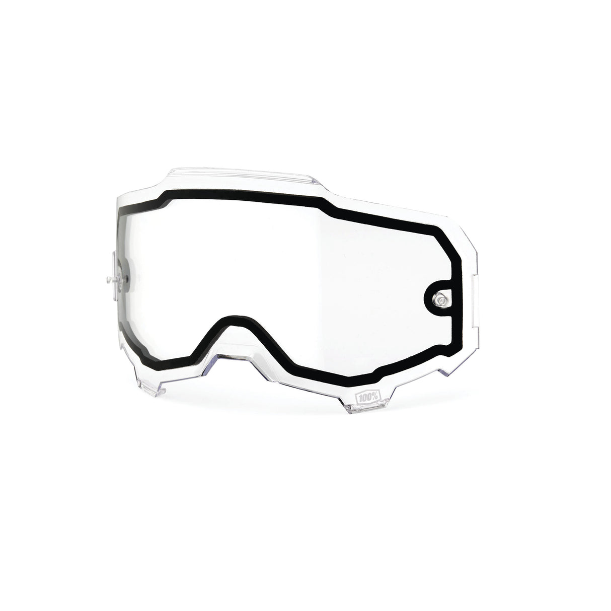 100% Armega Dual Dual Pane Clear Lens 59051-00001