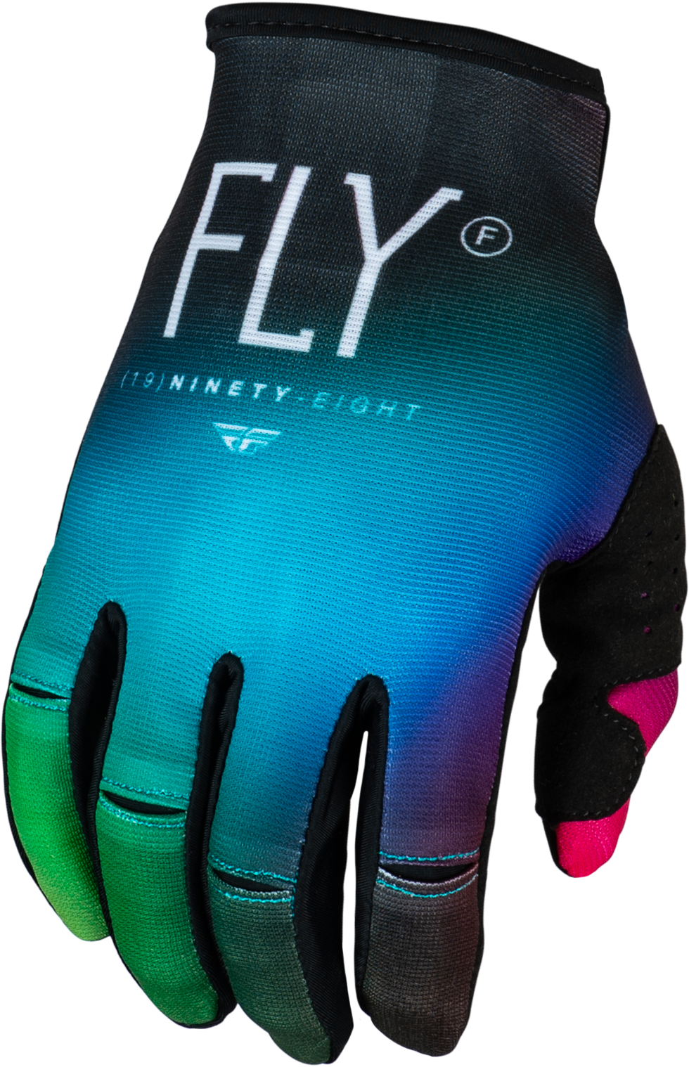 FLY RACING Youth Kinetic Prodigy Handschuhe Fuchsie/Elektroblau/Hi-Vis Ym 377-517YM