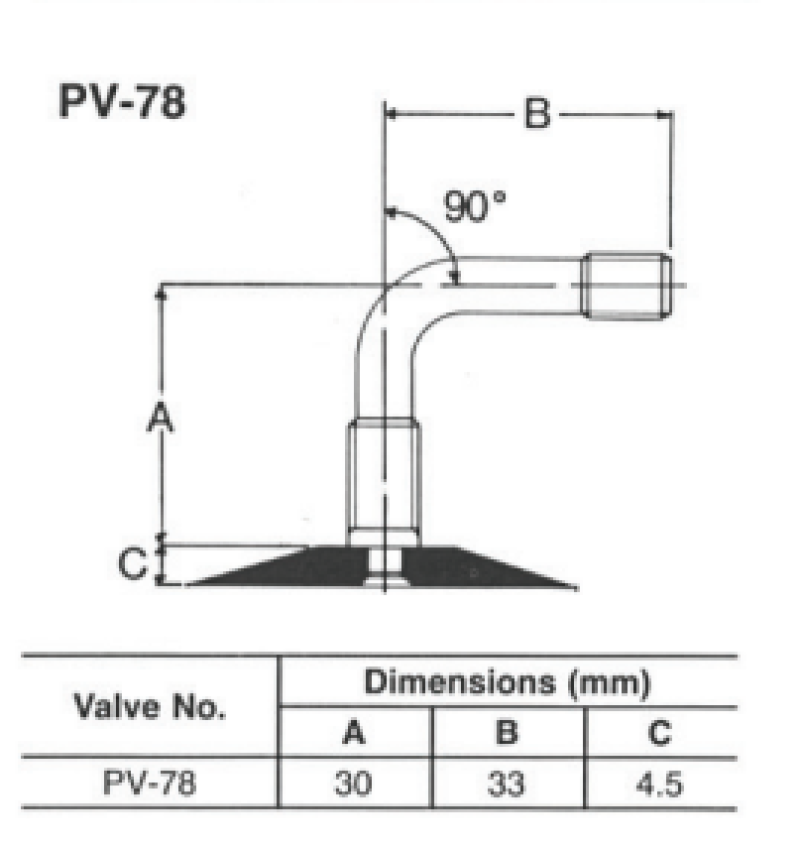 Bridgestone PV78 Tube - 170/80-15 543578