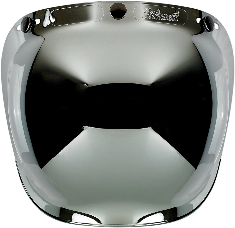 BILTWELL Bubble Shield - Chrome Mirror 2001-221