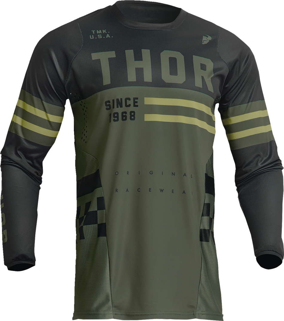 THOR Pulse Combat Jersey - Army - Large 2910-7087