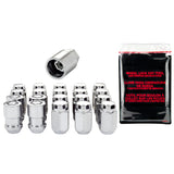 McGard 5 Lug Hex Install Kit w/Locks (Cone Seat Nut) M12X1.5 / 13/16 Hex / 1.5in. Length - Chrome 84557