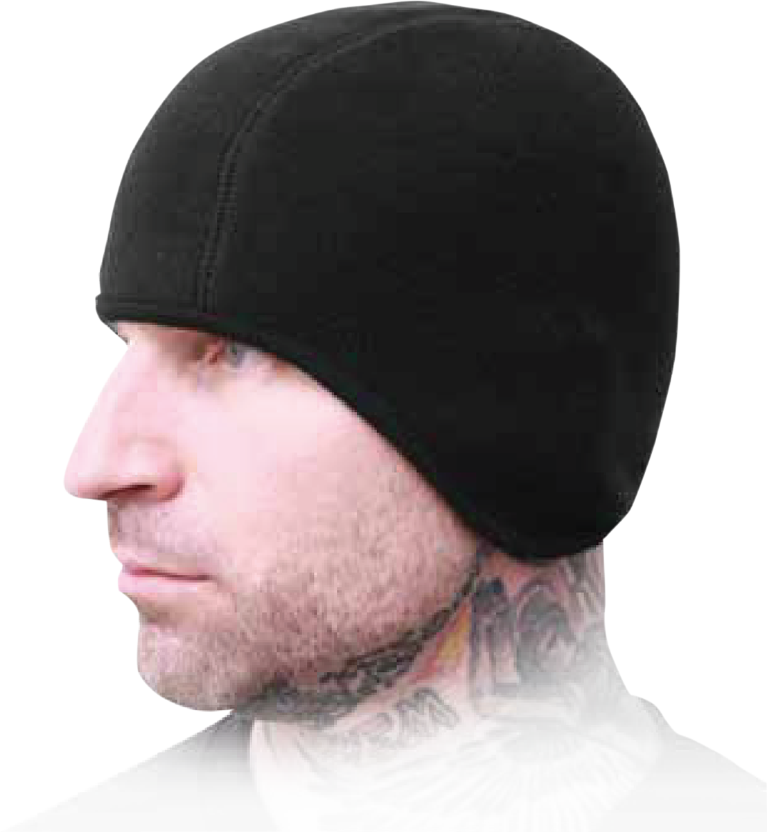 SCHAMPA & DIRT SKINS Fleece Skullcap - Black SKLCP001