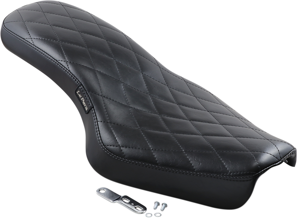 LE PERA Cobra Full-Length Seat - Diamond - Black LK-076DM